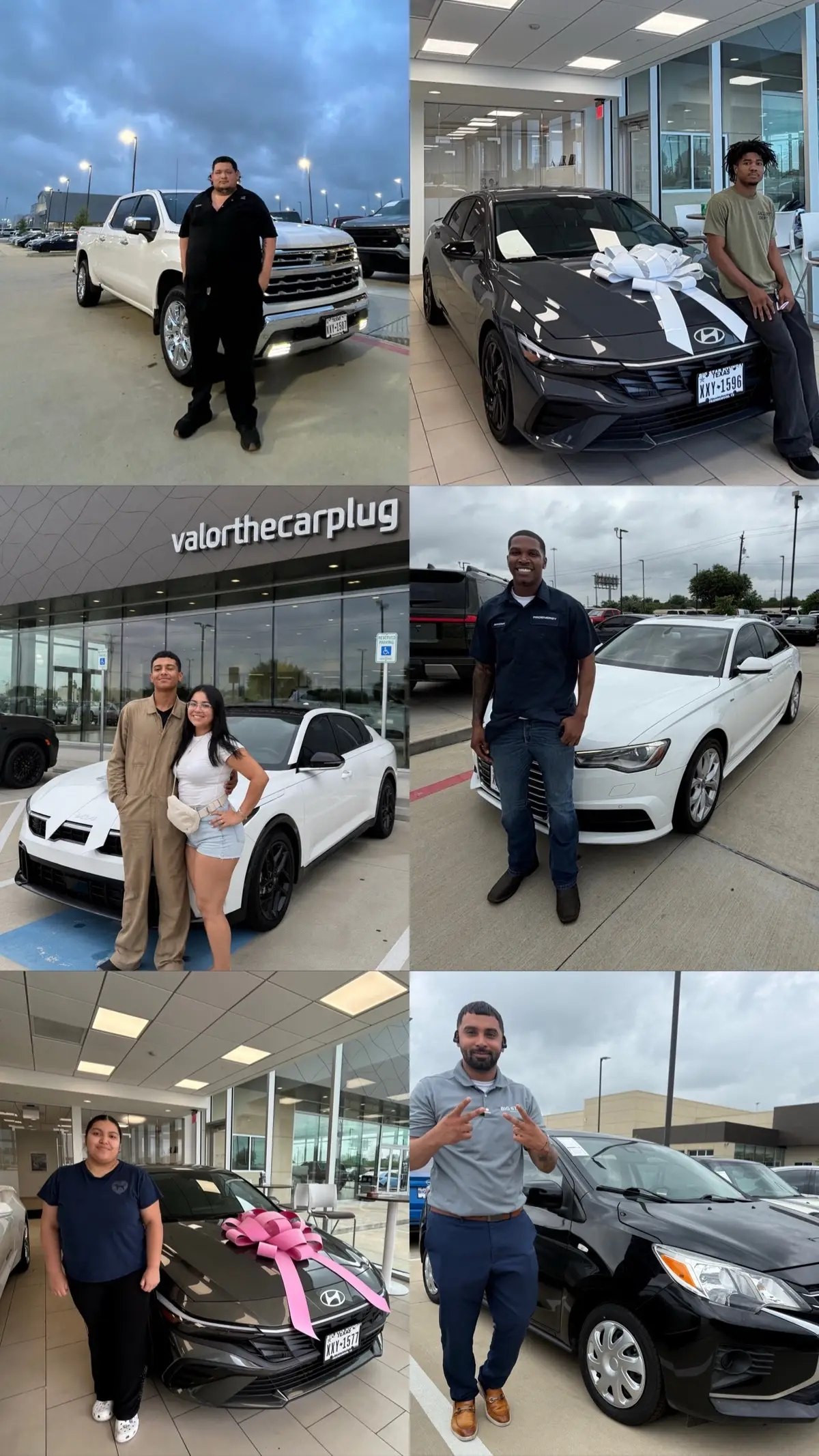 Customer picking up their car